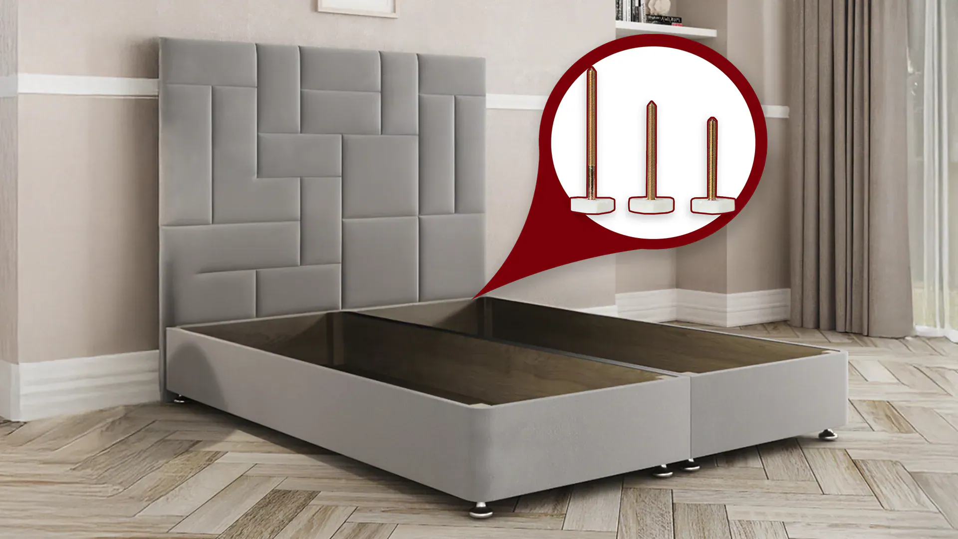 Divan Bed - Headboard Bolt Holes